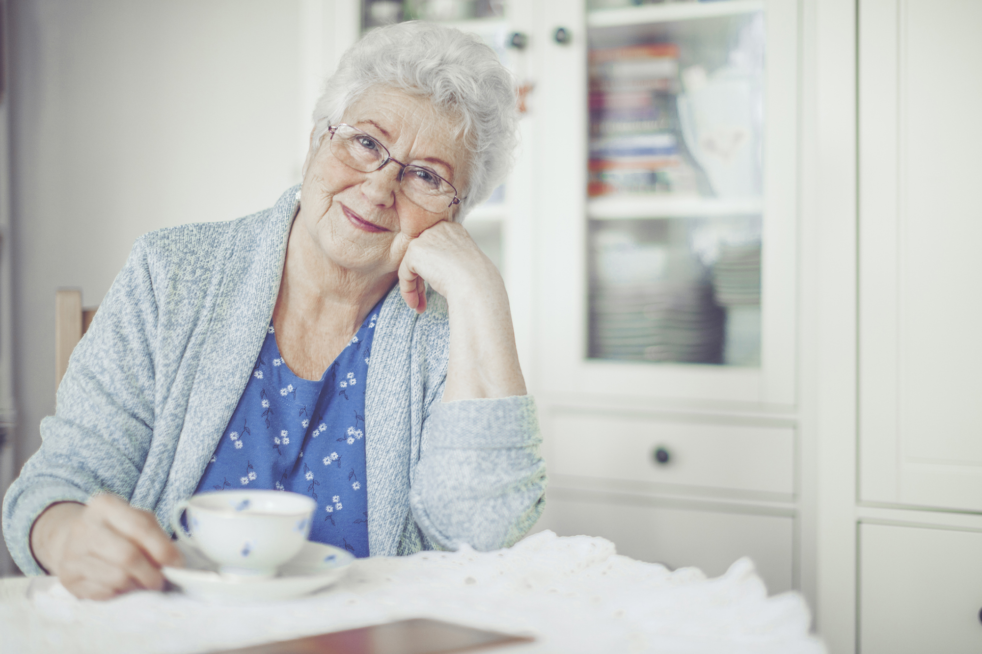 Portrait of a beautiful smiling senior woman