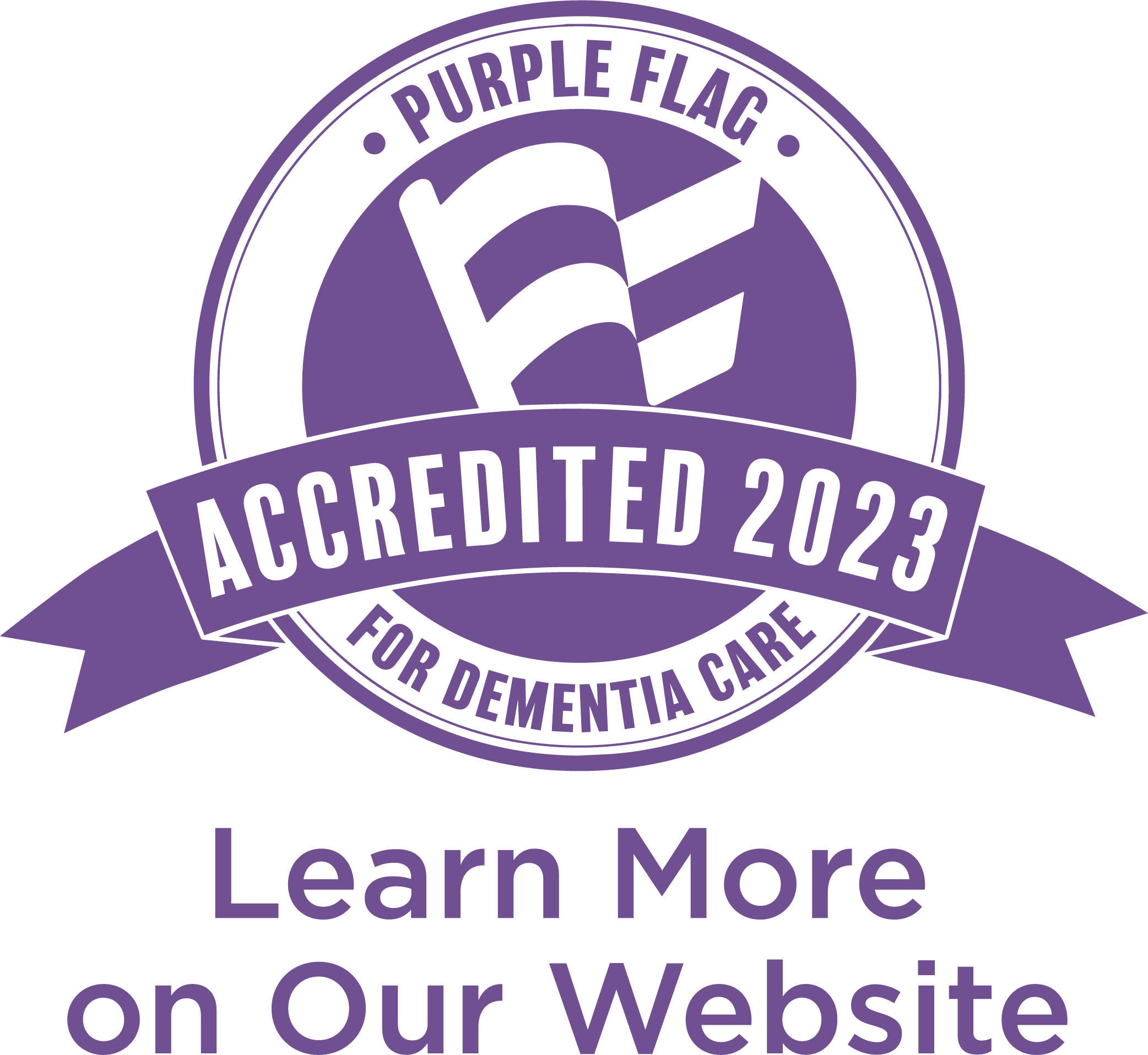 Purple Flag for Dementia logo